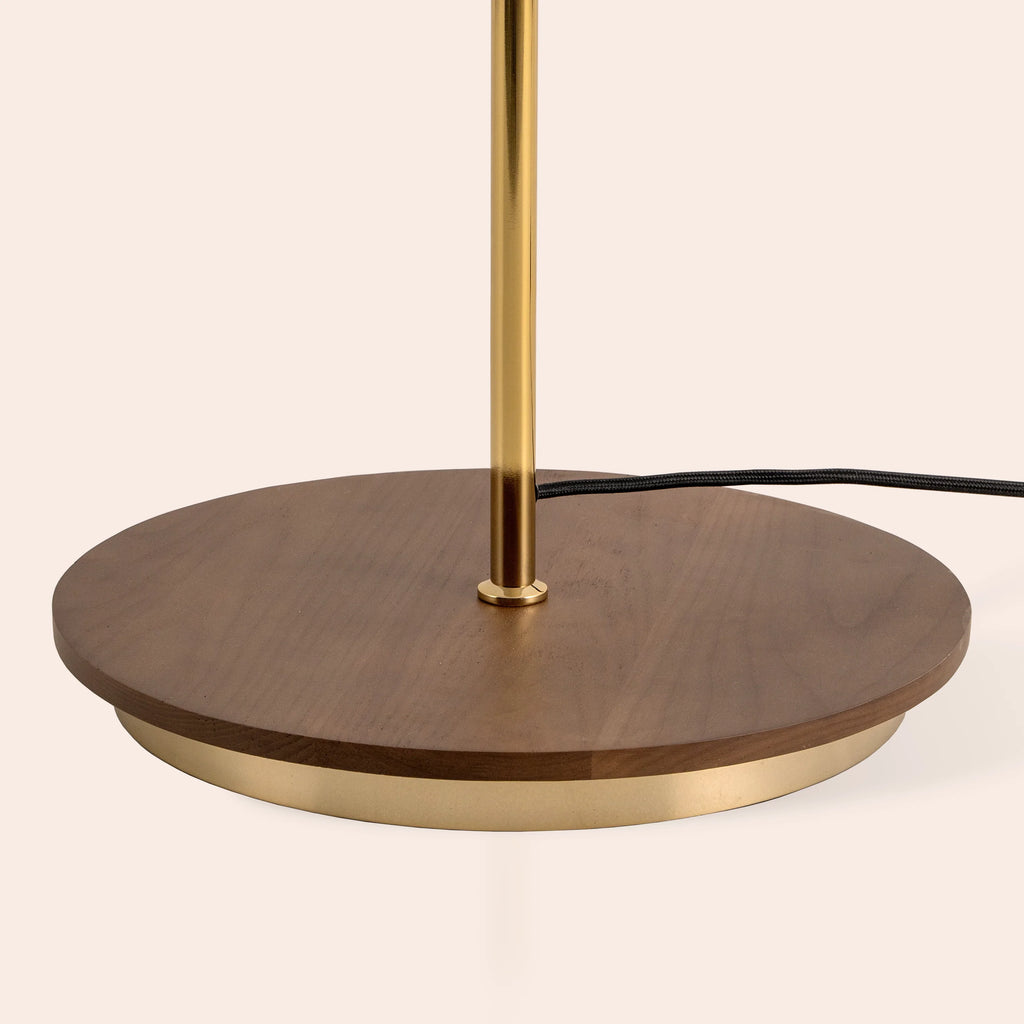 Brass cone floor lamp - Miola