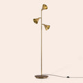 Brass cone floor lamp - Miola