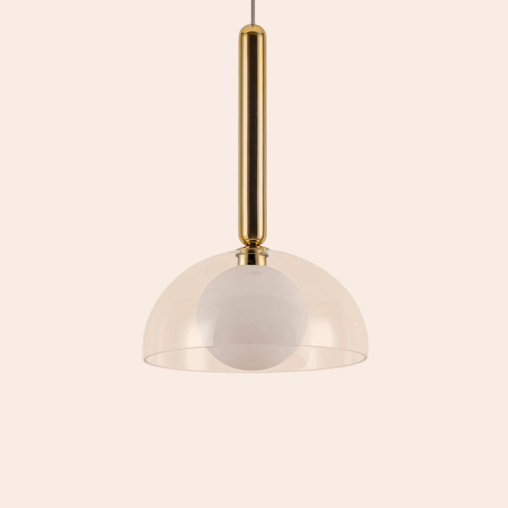 Brass Dome Pendant Ceiling Light - Miola