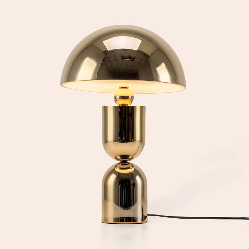 Brass dome mushroom table lamp - Miola