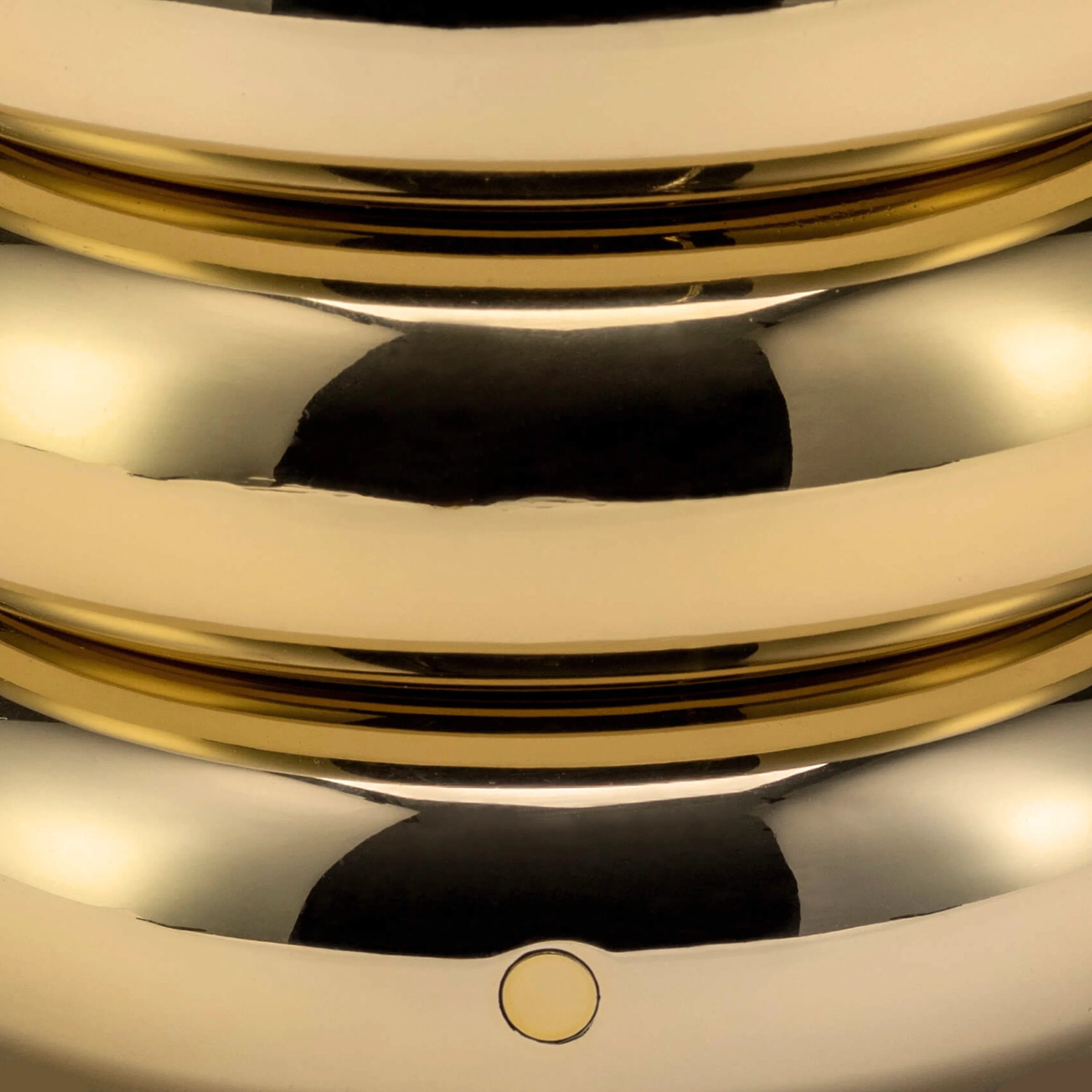 Brass tube cordless table lamp - Miola