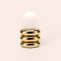 Brass tube cordless table lamp - Miola