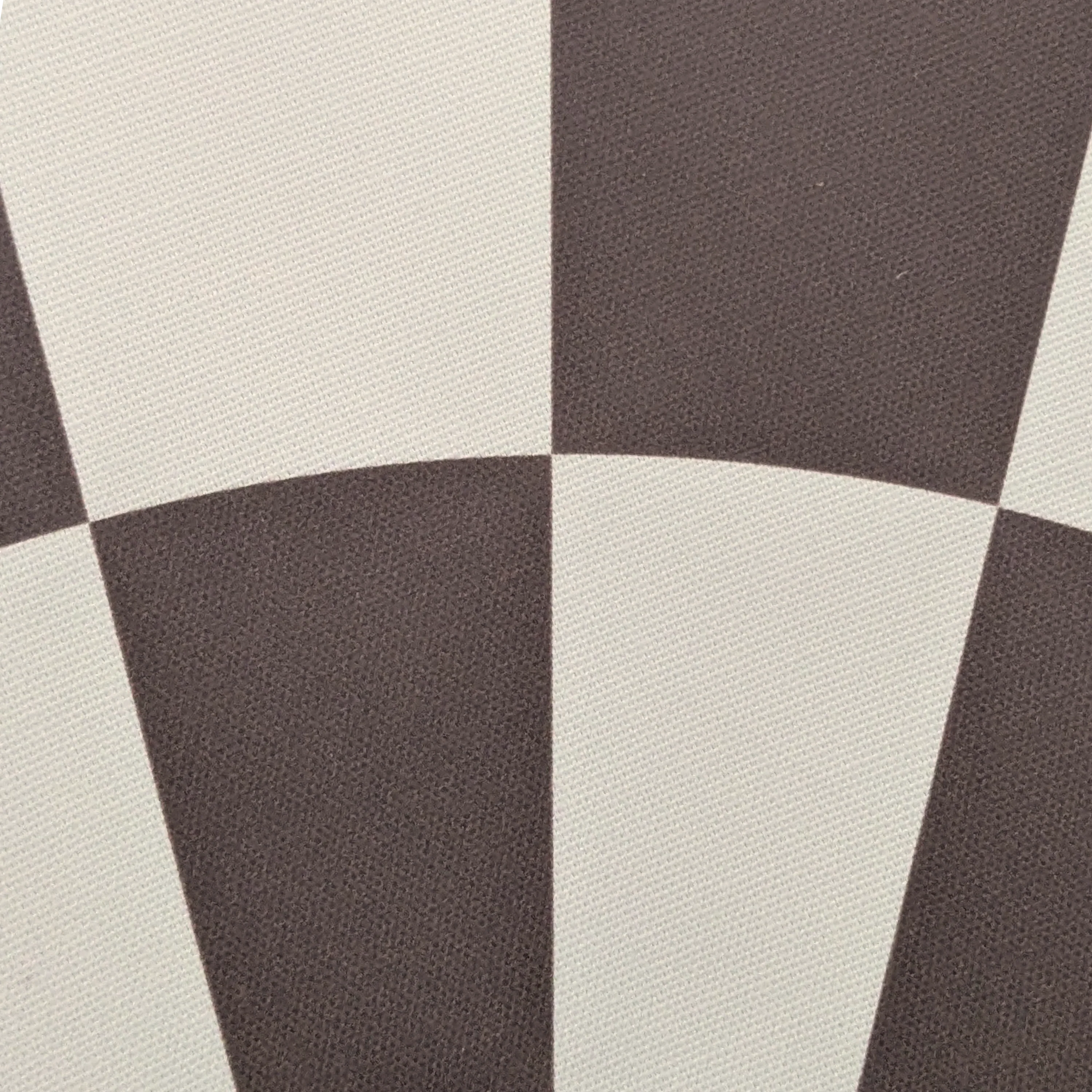 Bark Brown Check Lined Cone Shade - Miola
