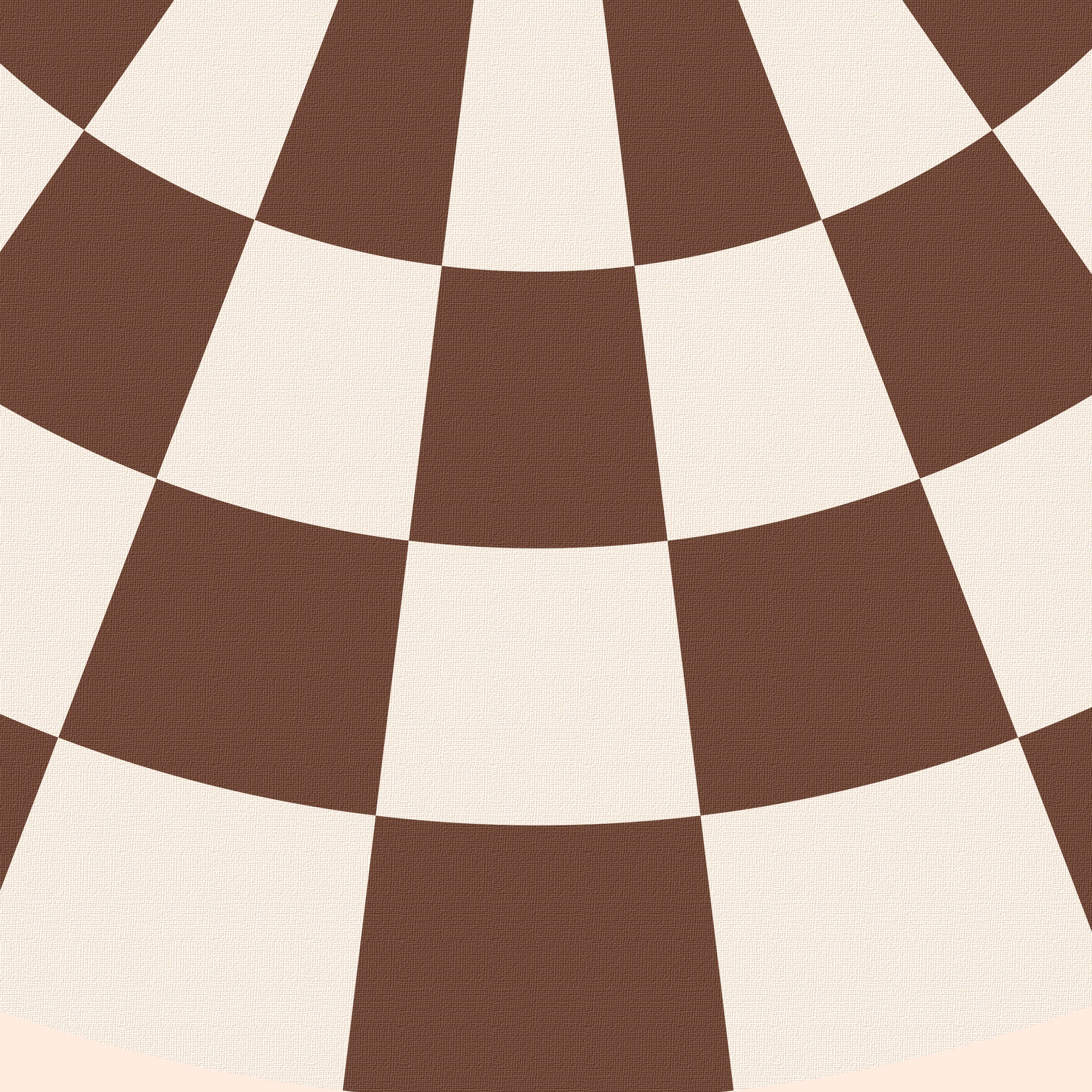 Bark Brown Check Lined Cone Shade - Miola