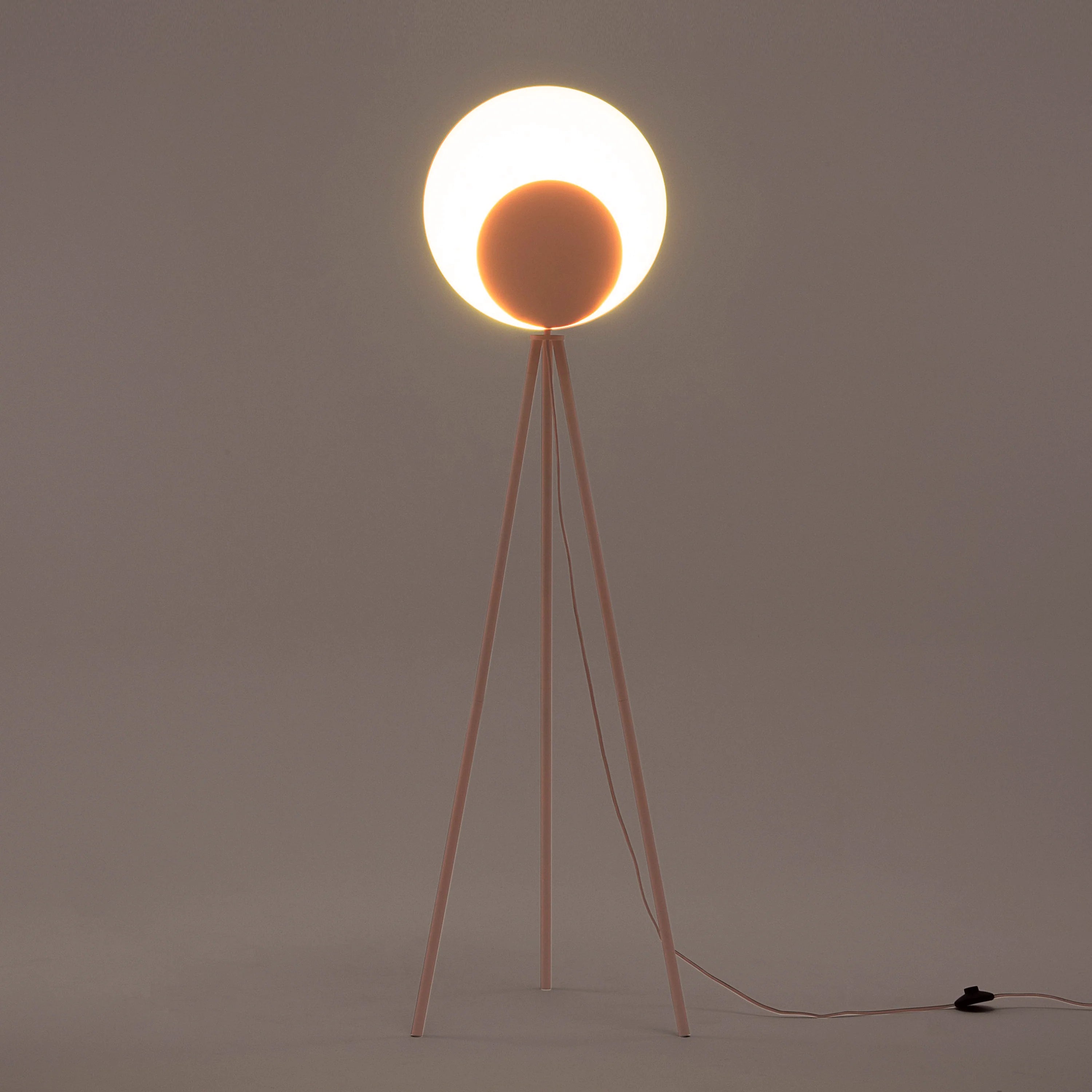 Blossom pink diffuser floor lamp - Miola