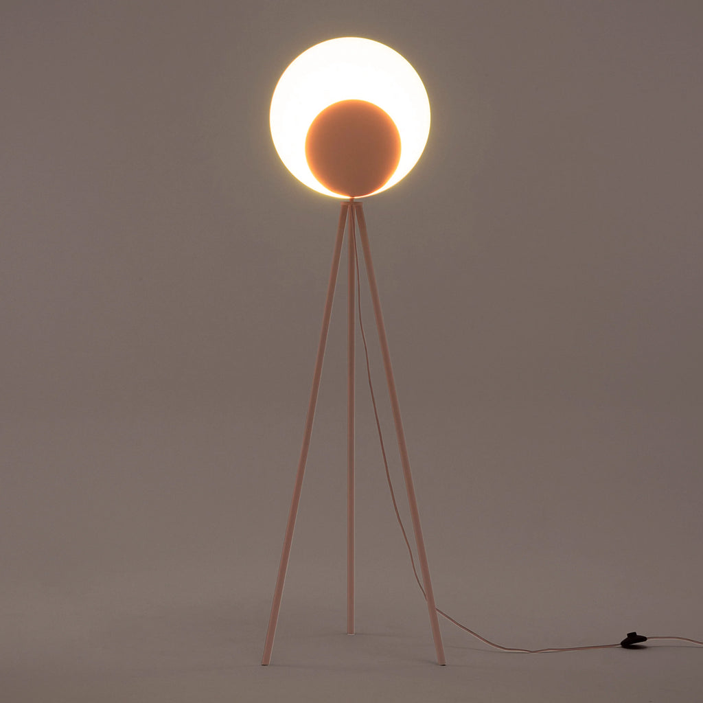 Blossom pink diffuser floor lamp - Miola