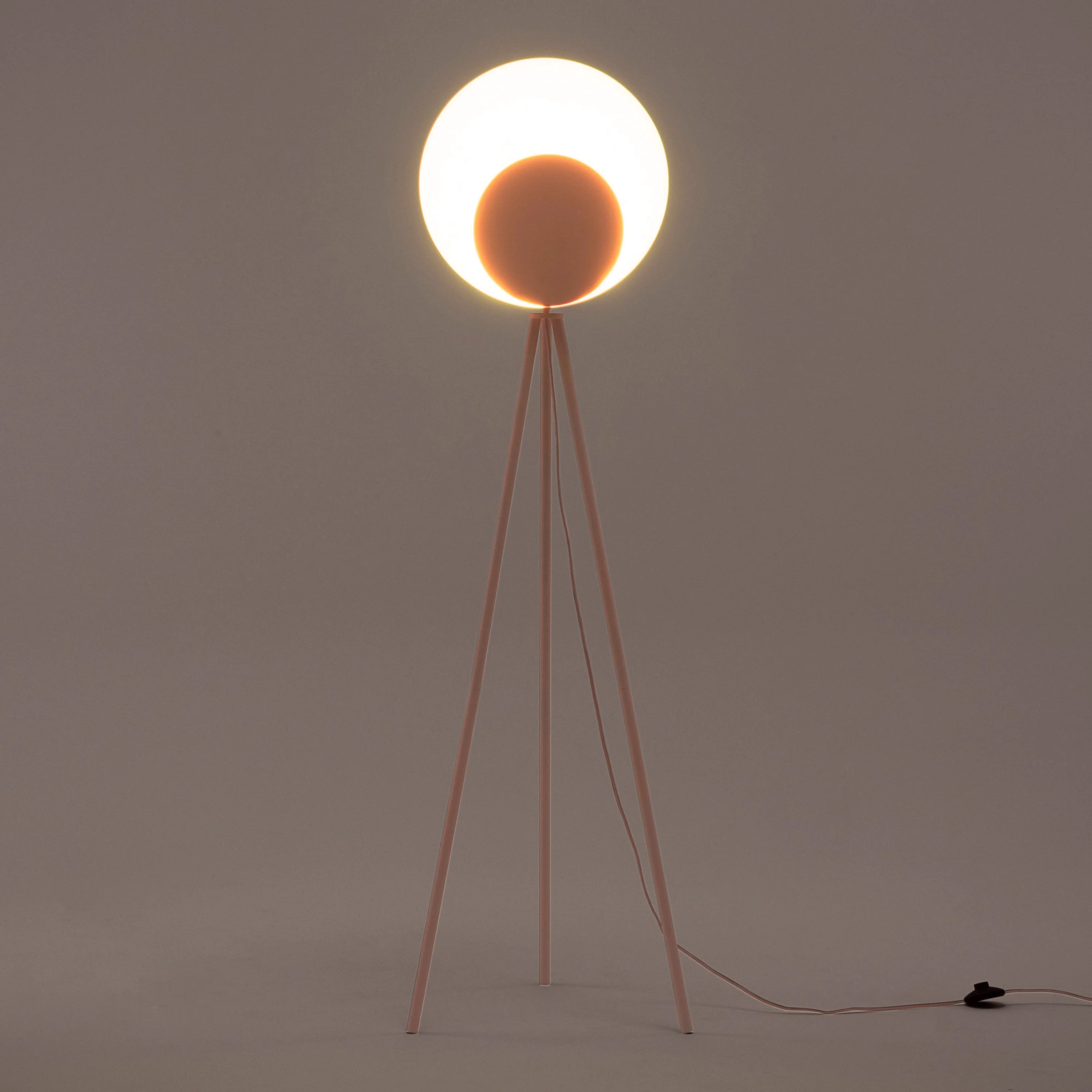 Blossom pink diffuser floor lamp - Miola