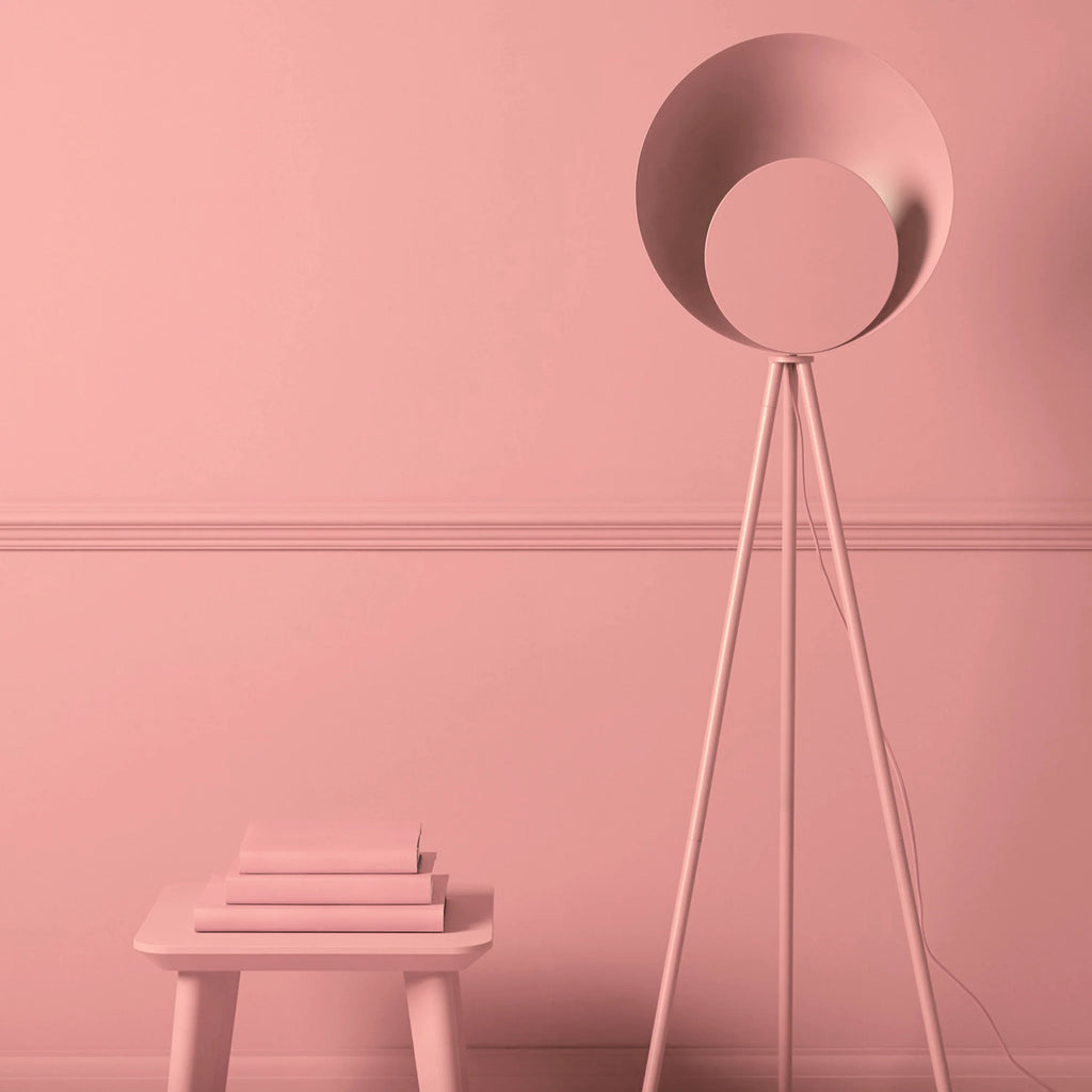 Blossom pink diffuser floor lamp - Miola