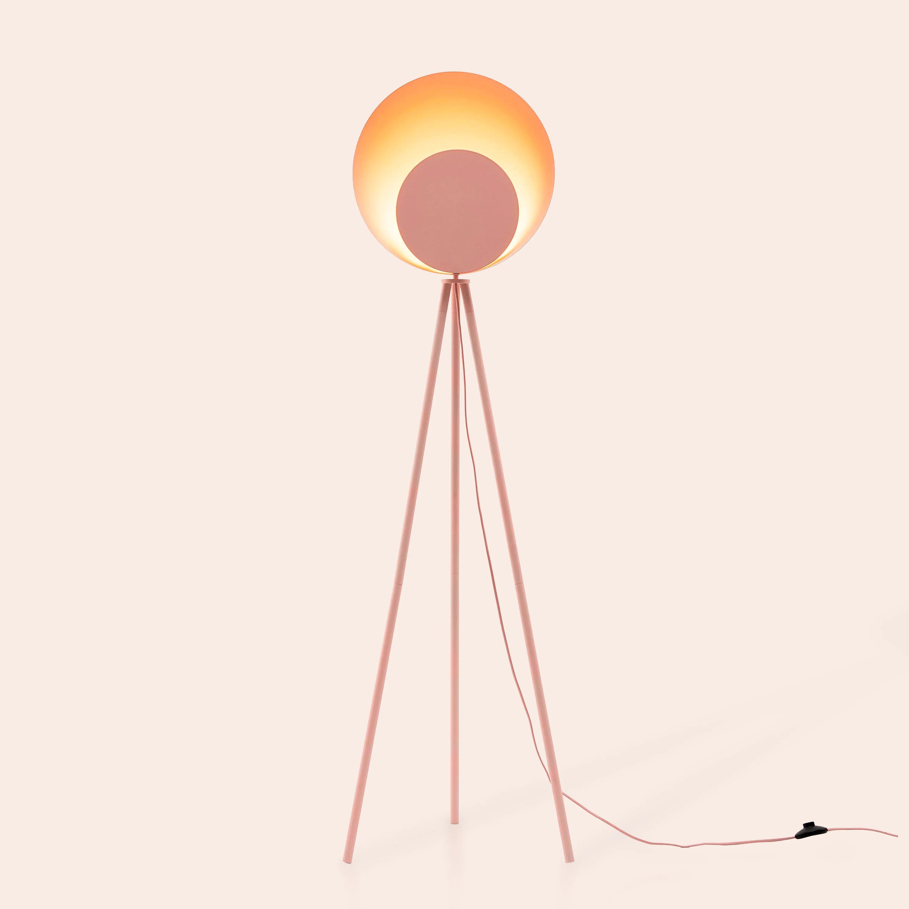 Blossom pink diffuser floor lamp - Miola