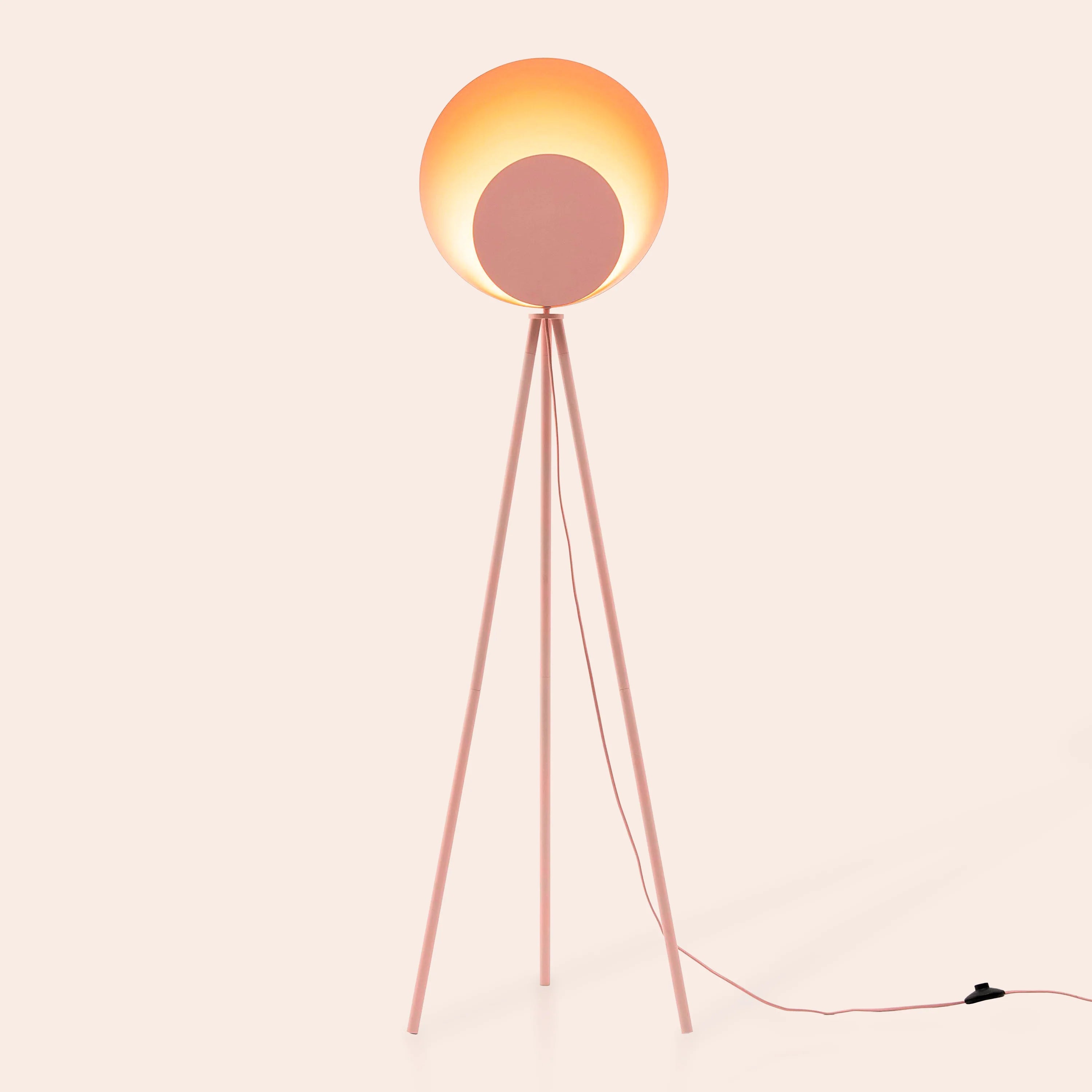 Blossom pink diffuser floor lamp - Miola