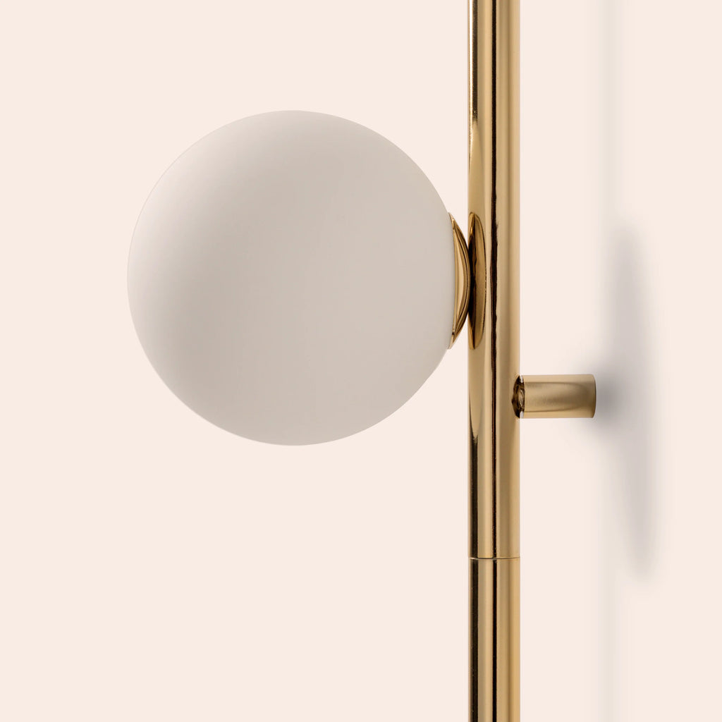 Brass bar plug - in wall light - Miola