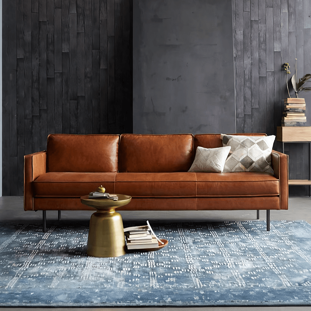 Barbican Two Seater, Three Seater Sofa, Real Leather - Miola