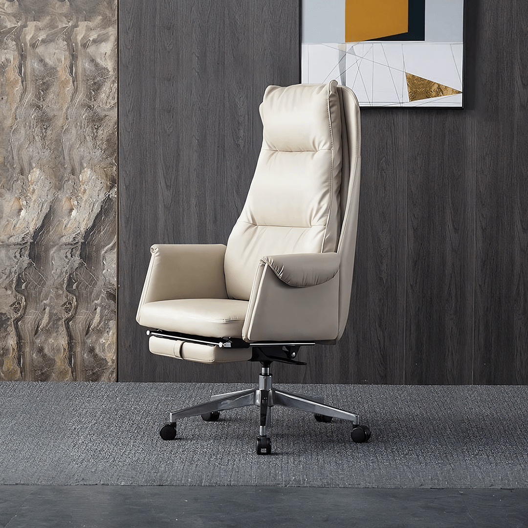 Bethalto Office Chair With Footrest, Recliner Office Chair - Miola