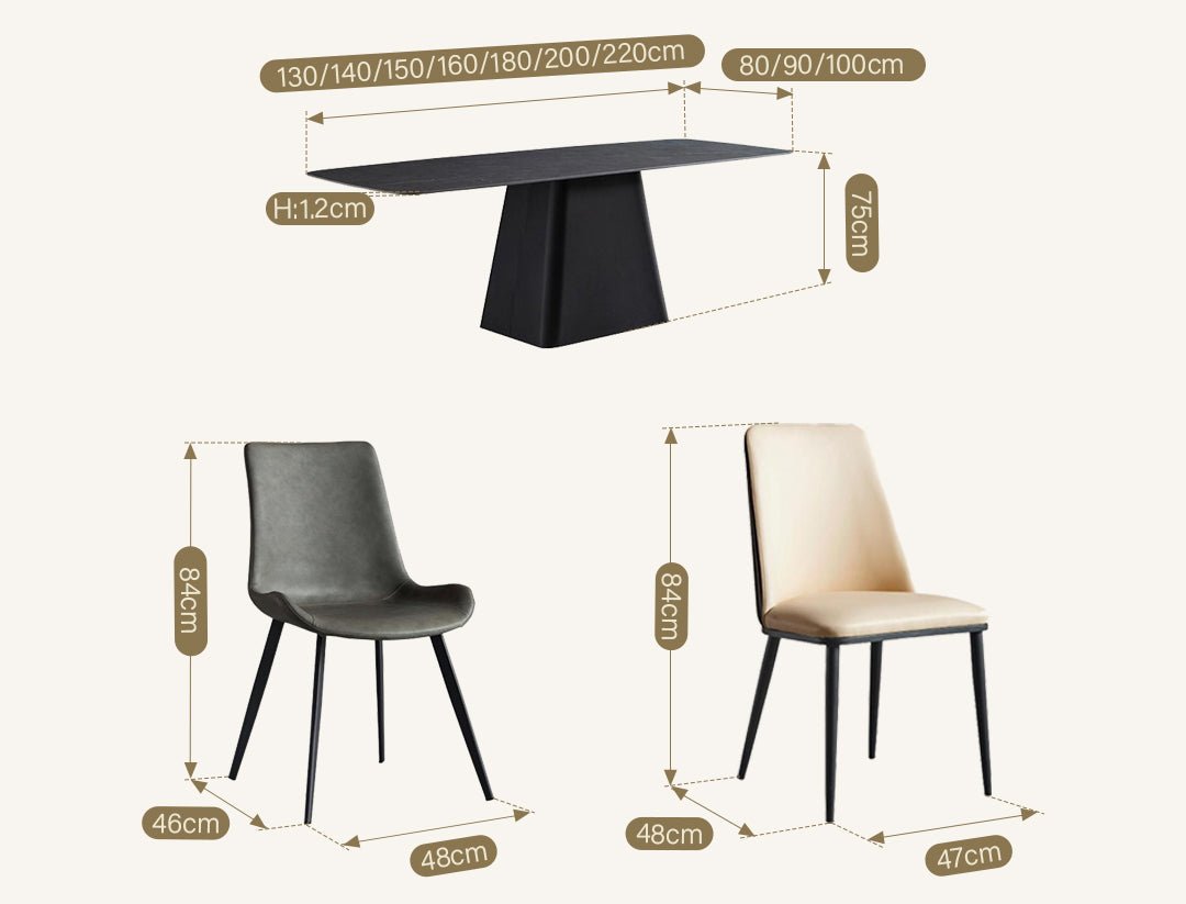 Bontempi Dining Table, Sintered Stone - Miola