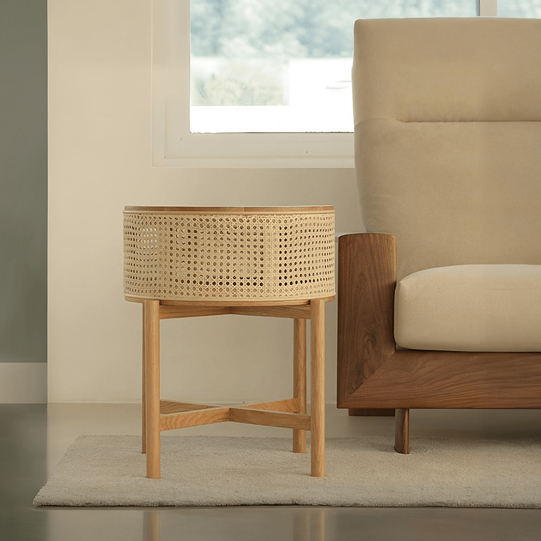 Bowden Rattan Side Table - Miola