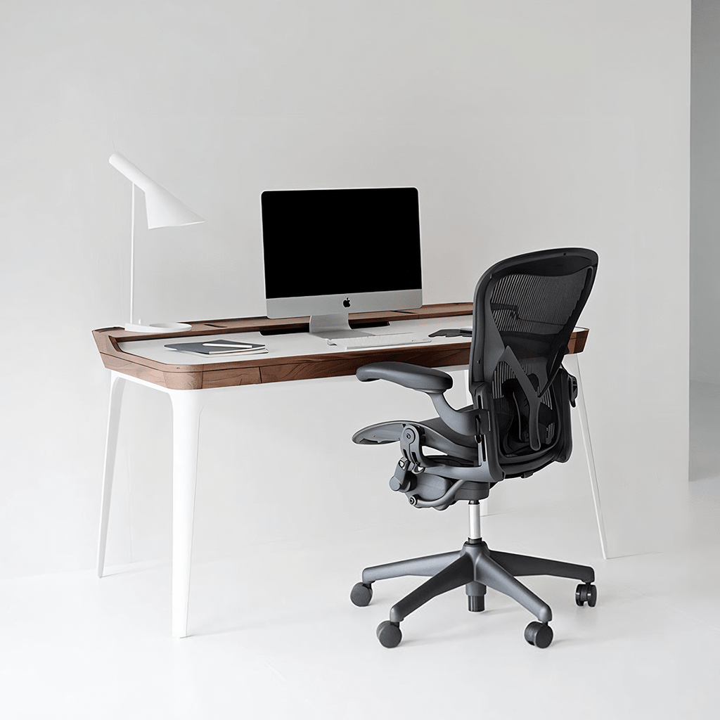 Brannan Office Desk, Wood - Miola