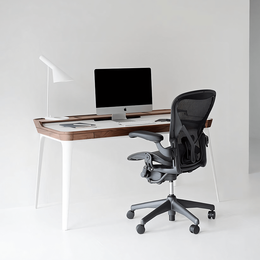 Brannan Office Desk, Wood - Miola