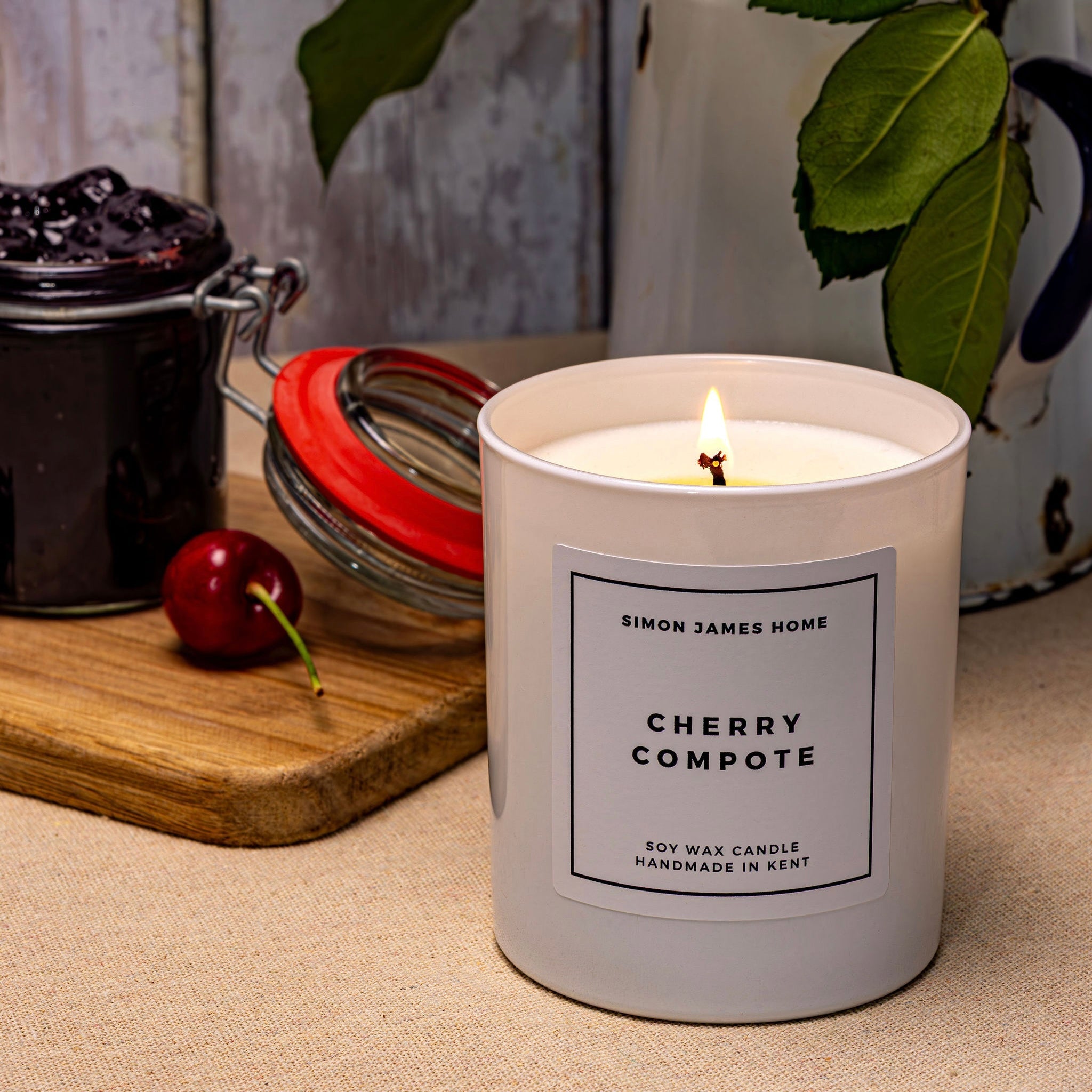 Cherry Compote Candle - Handmade Soy Wax