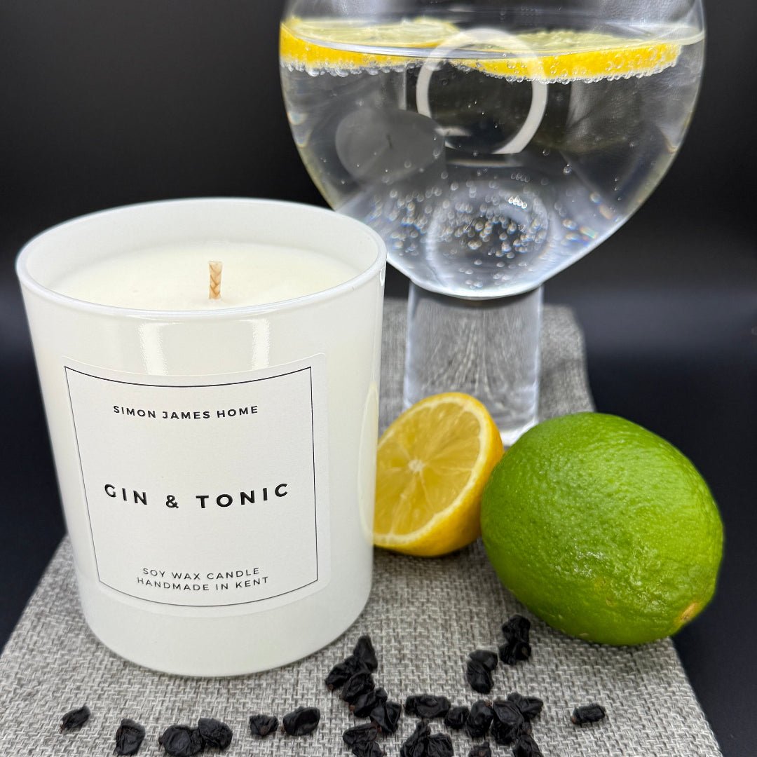 Gin & Tonic Candle - Handmade Soy Wax - Miola