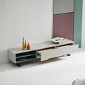 CASA TV Stand, White And Green - Miola