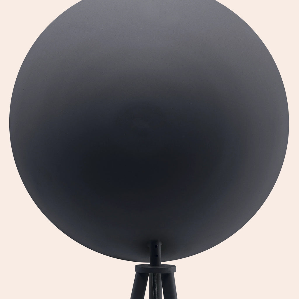 Charcoal grey diffuser floor lamp - Miola