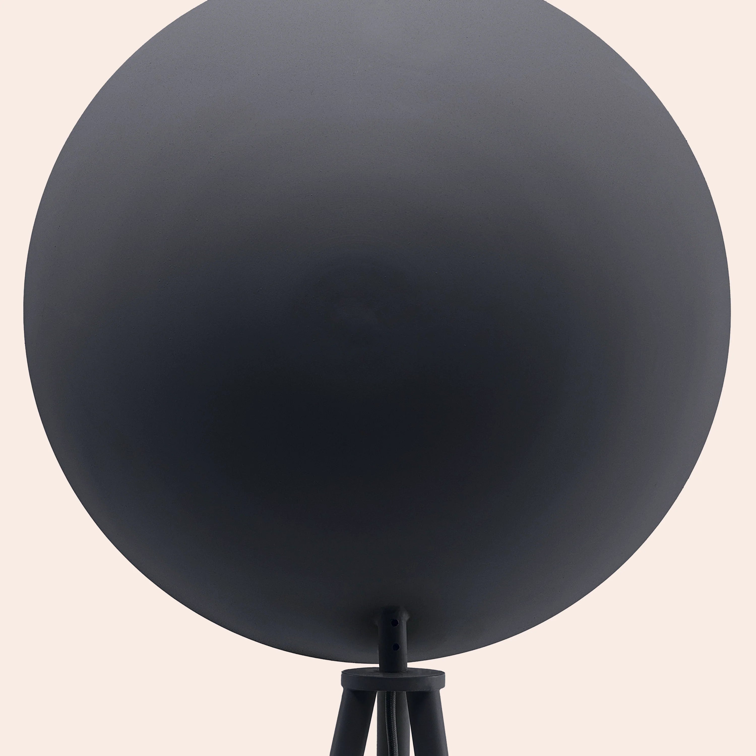 Charcoal grey diffuser floor lamp - Miola