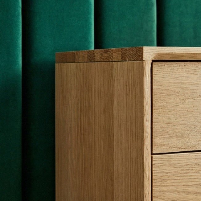 Wright Oak Bedside Table - Miola