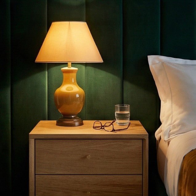 Wright Oak Bedside Table - Miola