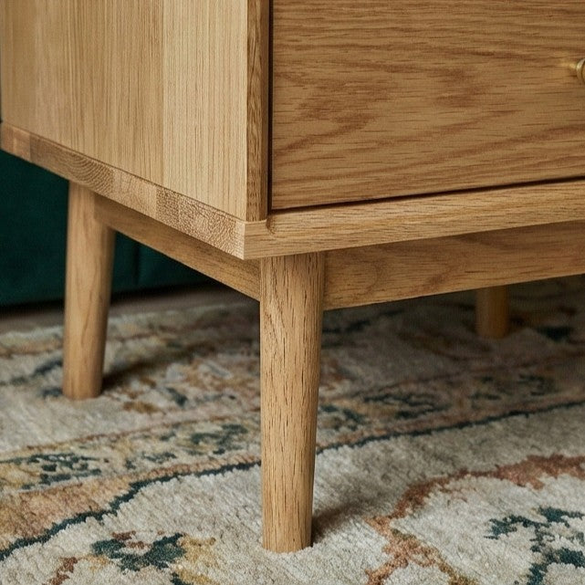 Wright Oak Bedside Table - Miola