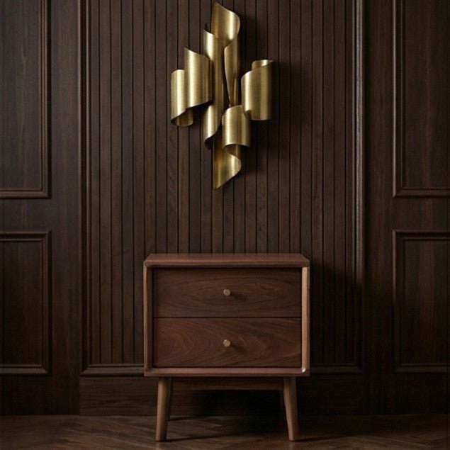 Wright Walnut Bedside Table - Miola