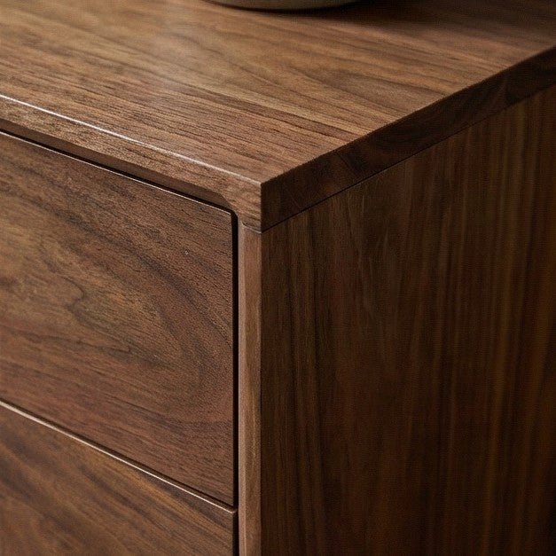 Wright Walnut Bedside Table - Miola