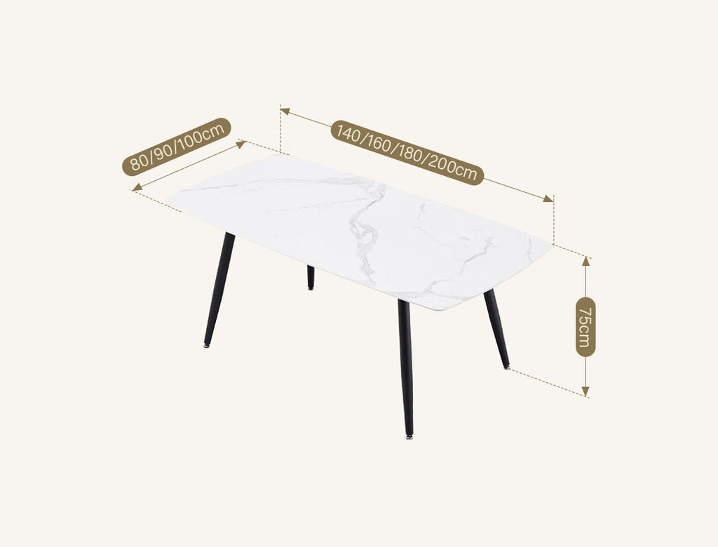 Canopy Dining Table, Sintered Stone - Miola