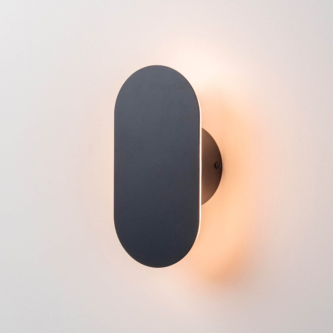 Charcoal grey mini diffuser wall light - Miola