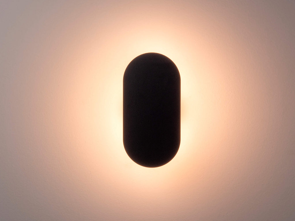 Charcoal grey mini diffuser wall light - Miola