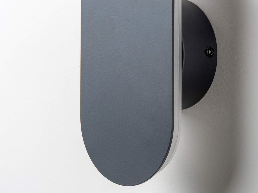 Charcoal grey mini diffuser wall light - Miola