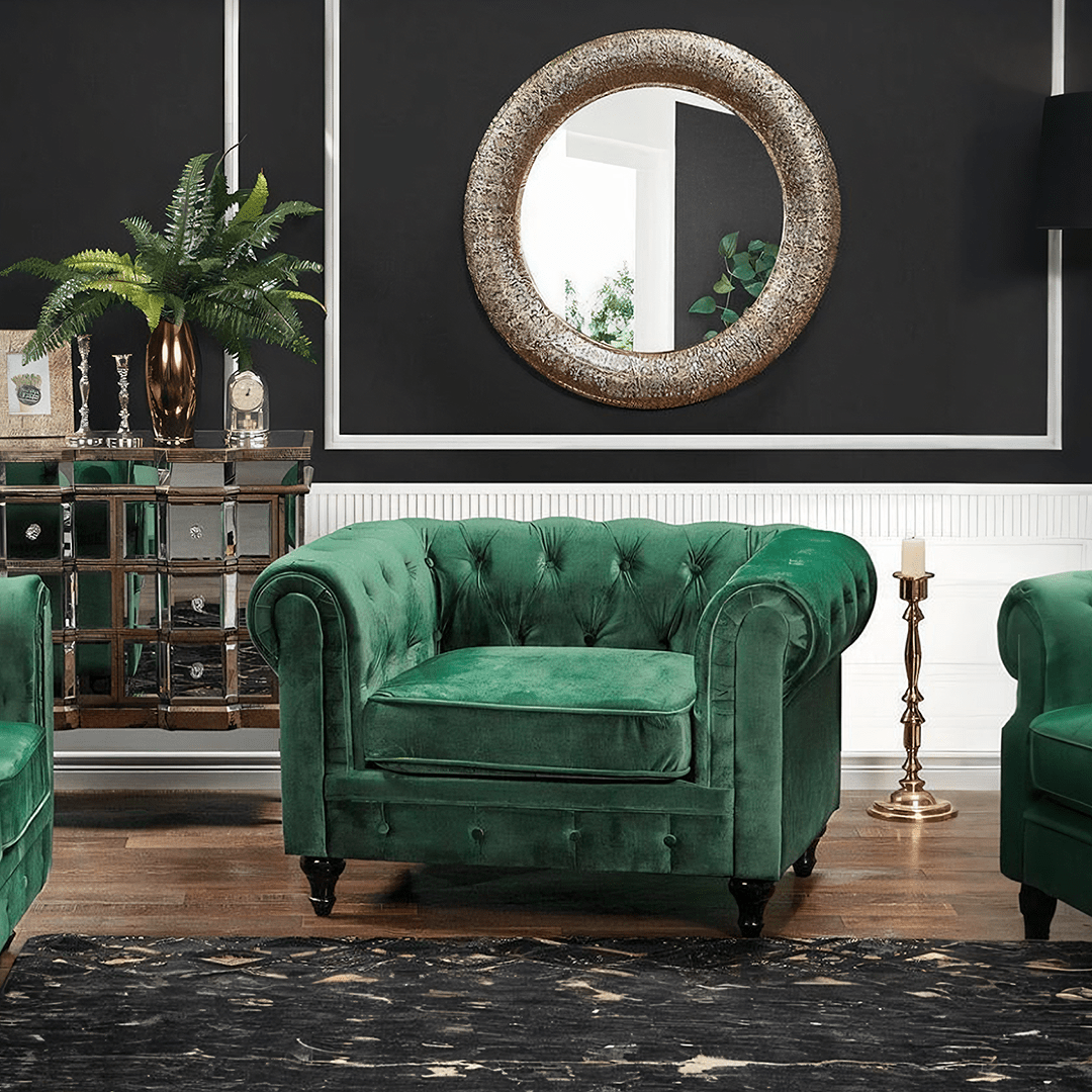ChicComfort Armchair, Velvet - Miola