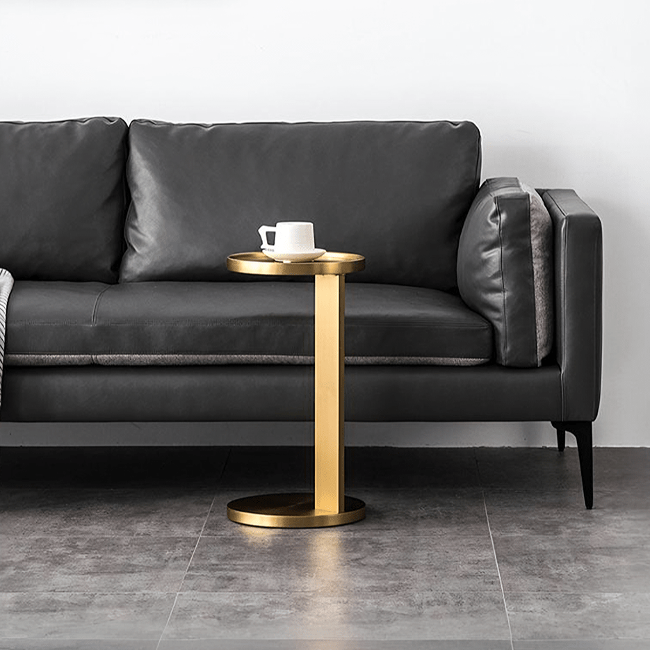 Christo Side Table, Gold - Miola