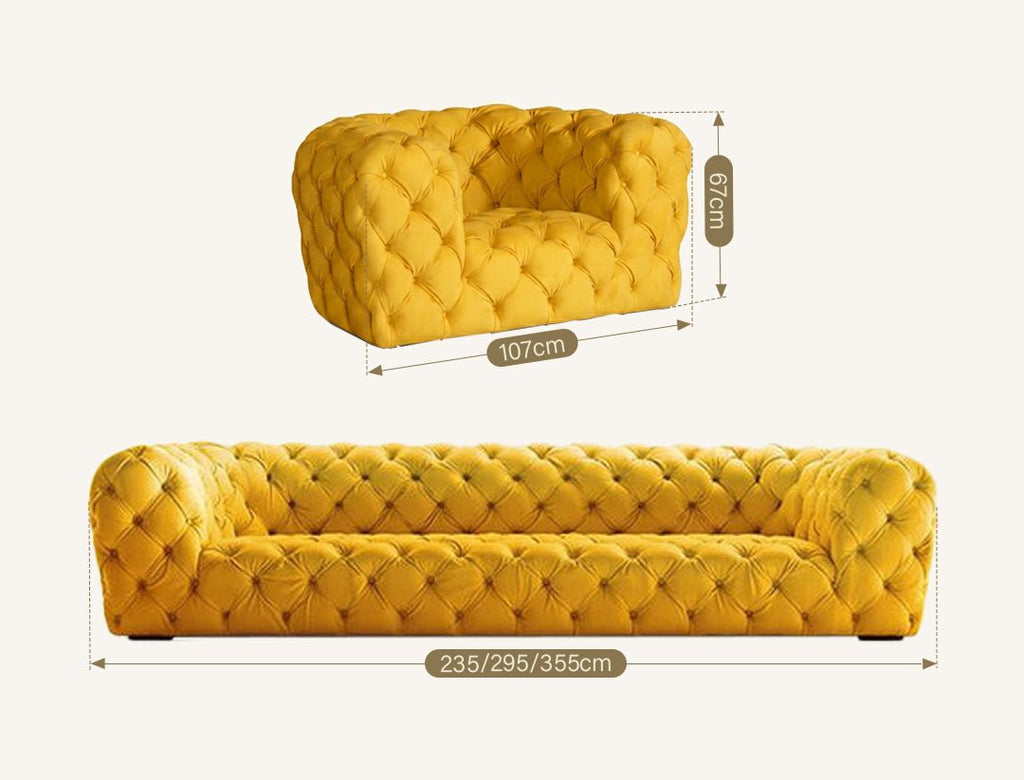 ClassicCharm Three Seater/ Four Seater Sofa - Miola