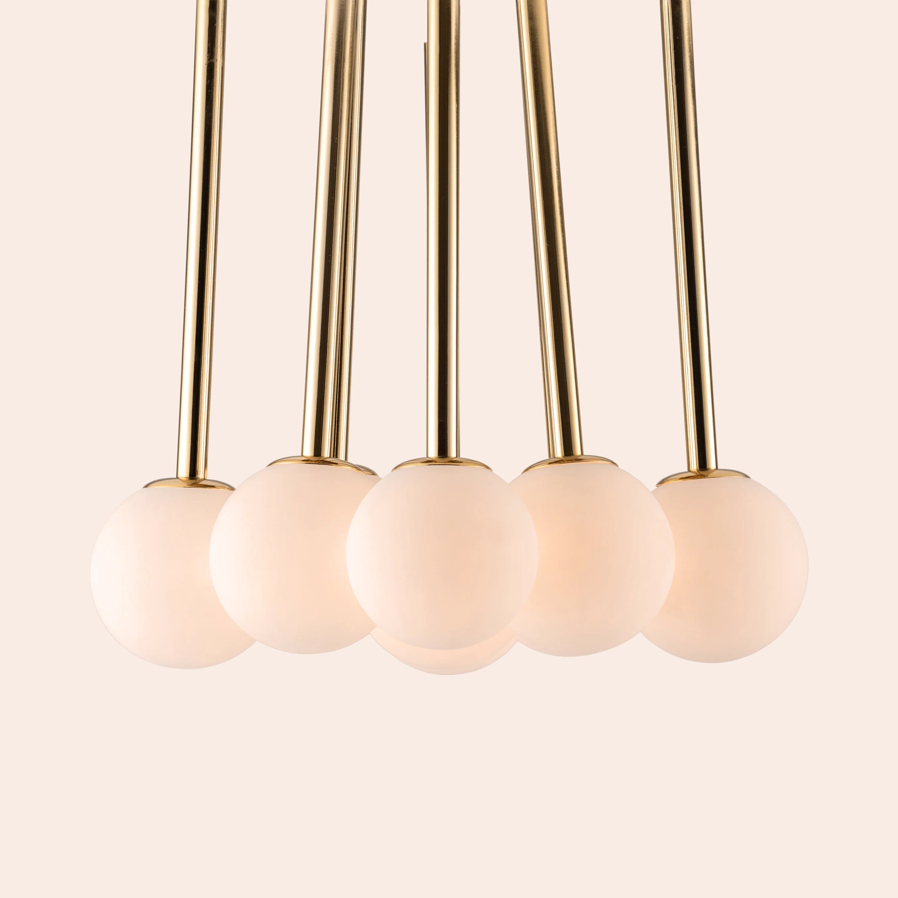 Brass cluster pendant ceiling light - Miola