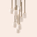 Brass cluster pendant ceiling light - Miola