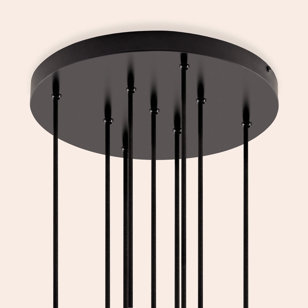 Charcoal grey pendant cluster ceiling light - Miola