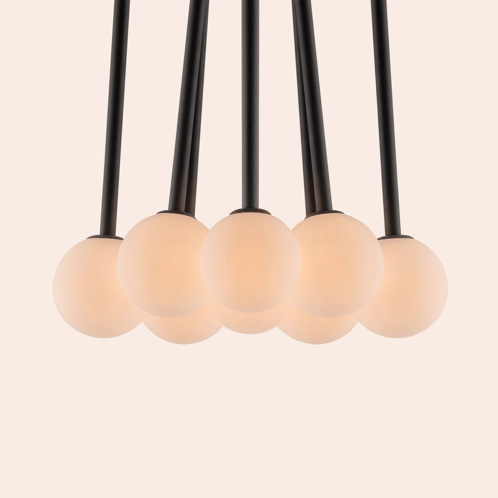 Charcoal grey pendant cluster ceiling light - Miola