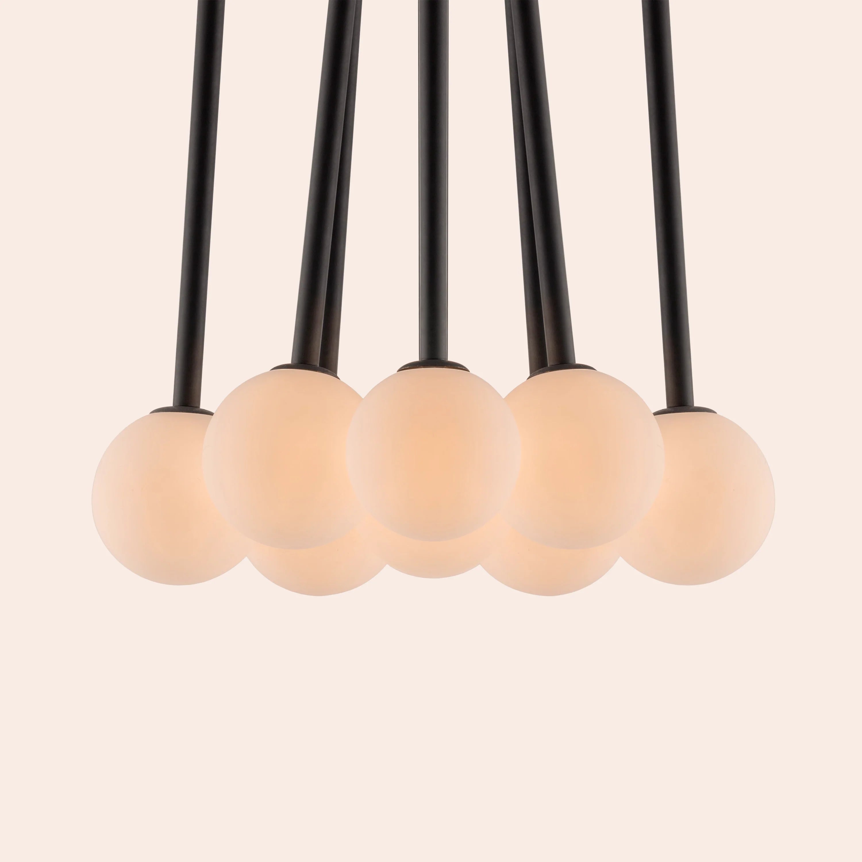 Charcoal grey pendant cluster ceiling light - Miola