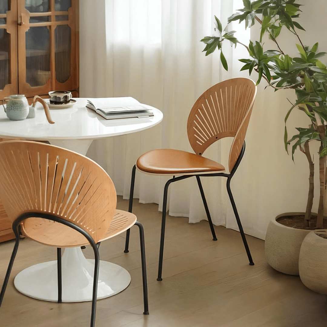 Conker Dining Chair, Solid Wood - Miola