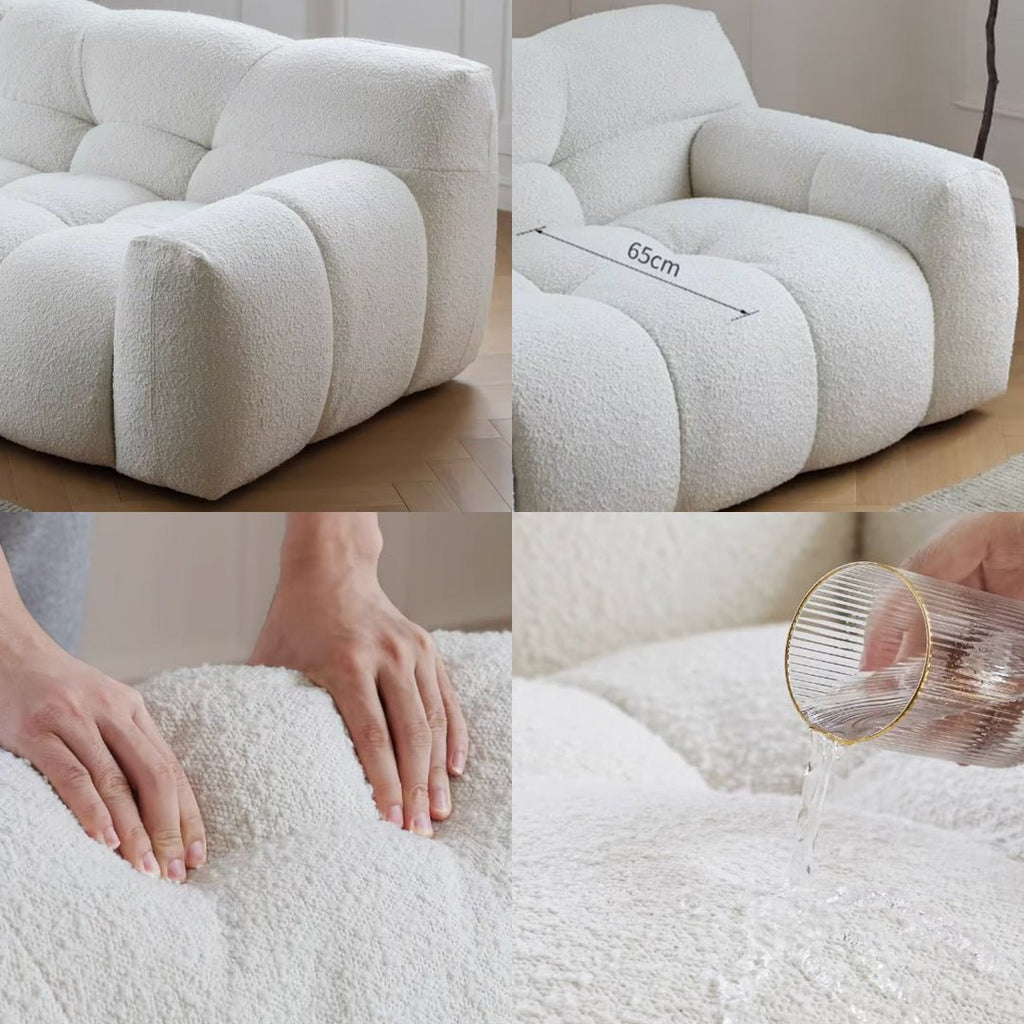 Cora Cloud Two/Three Seater Sofa, Boucle - Miola
