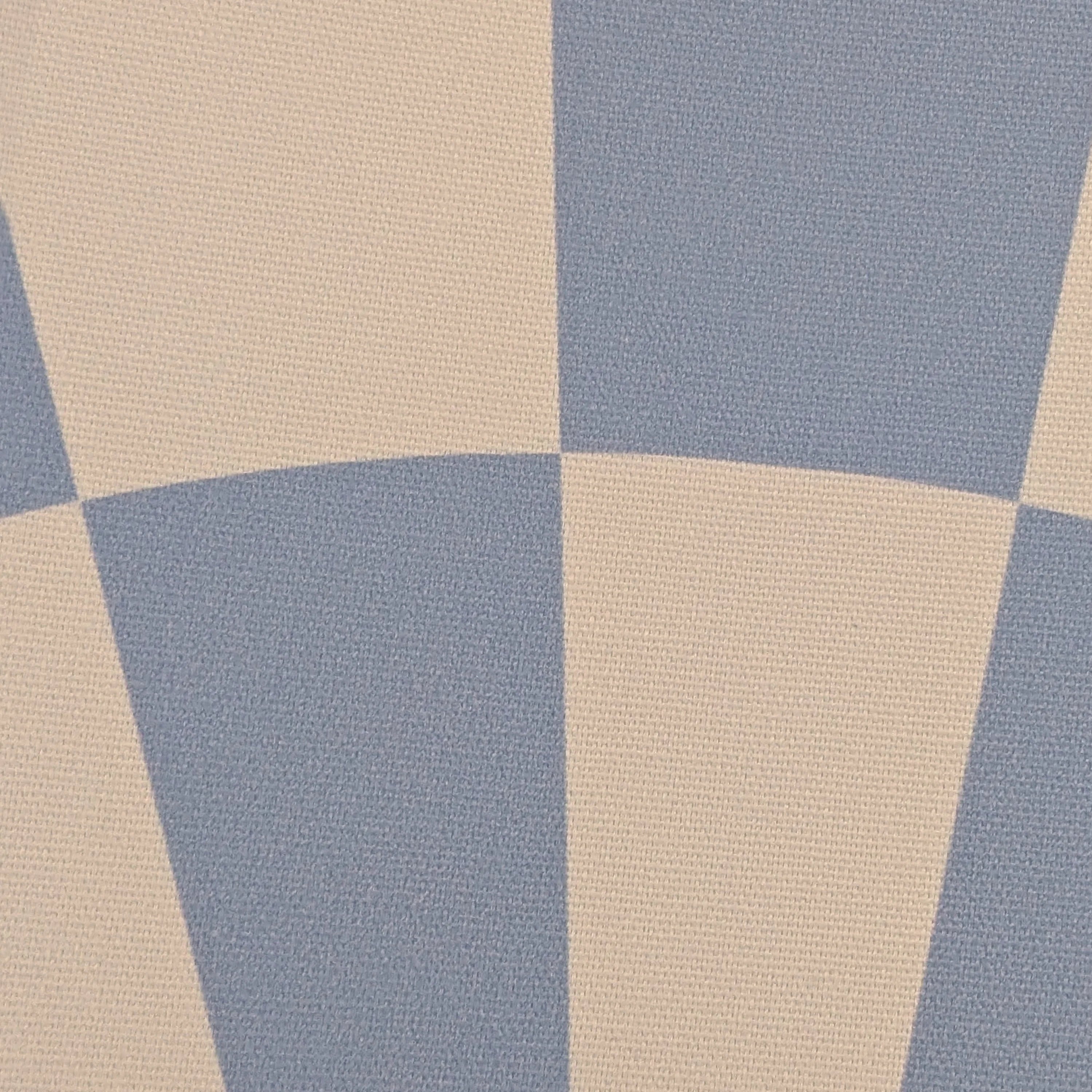 Damson blue check lined cone shade - Miola