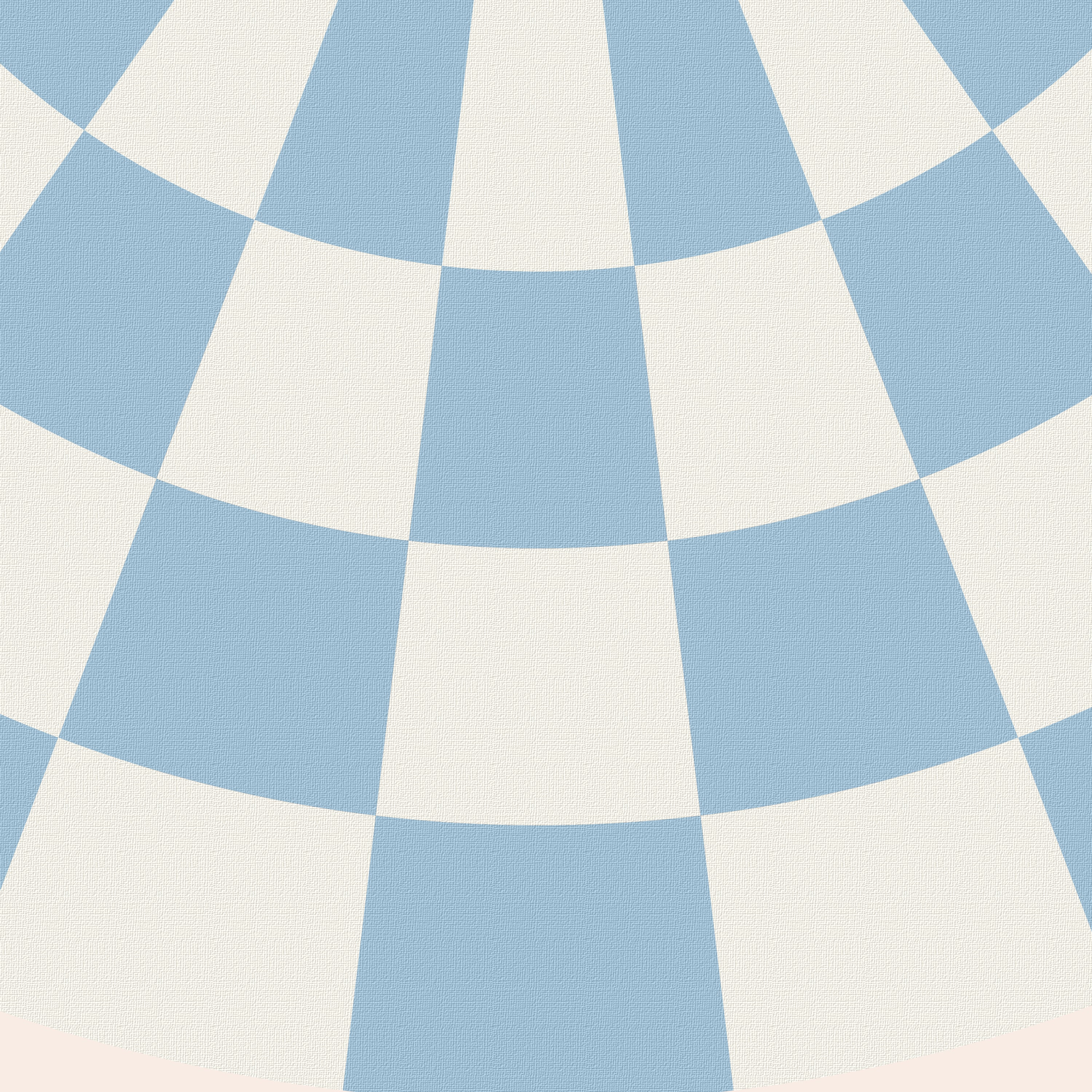 Damson blue check lined cone shade - Miola