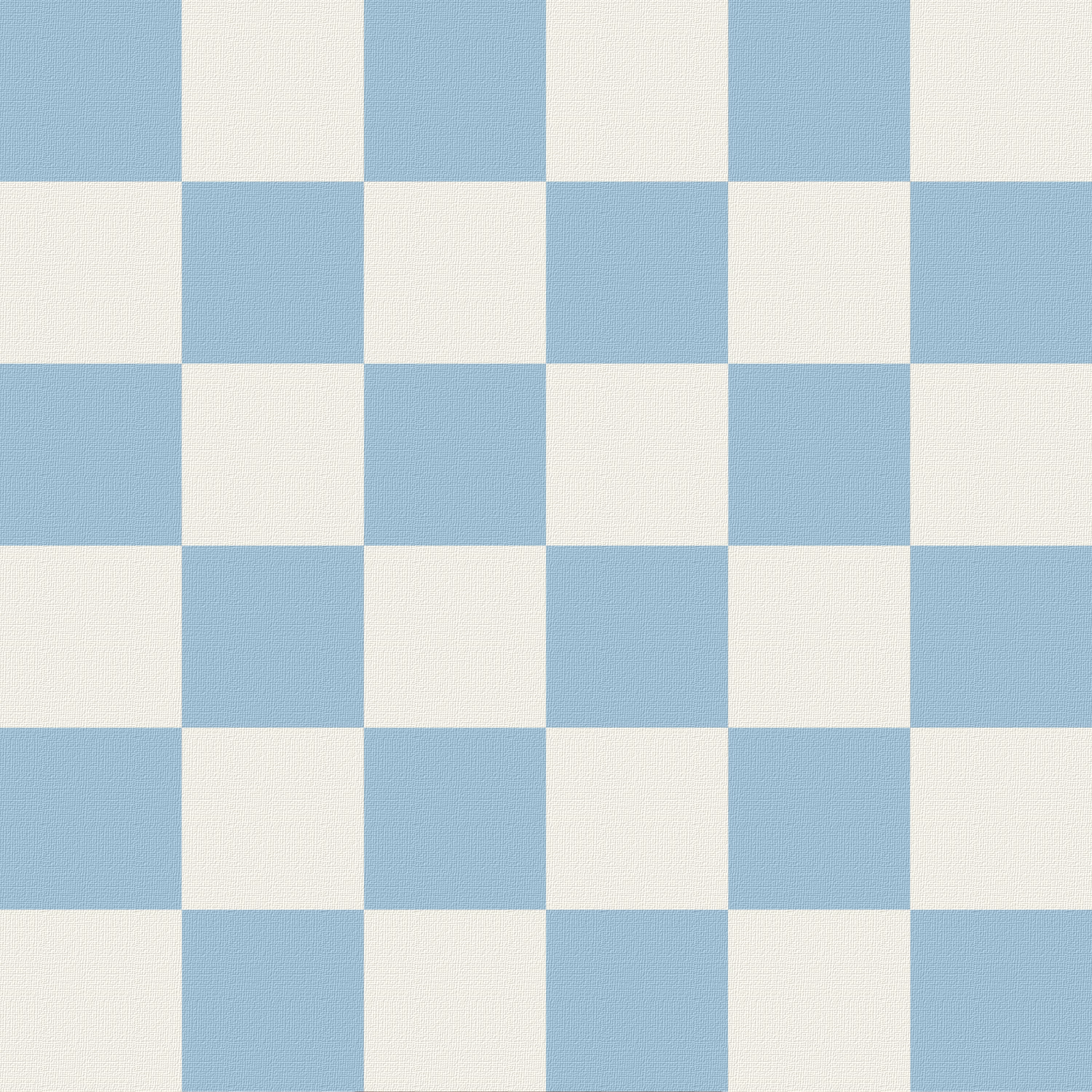 Damson blue check lined drum shade - Miola