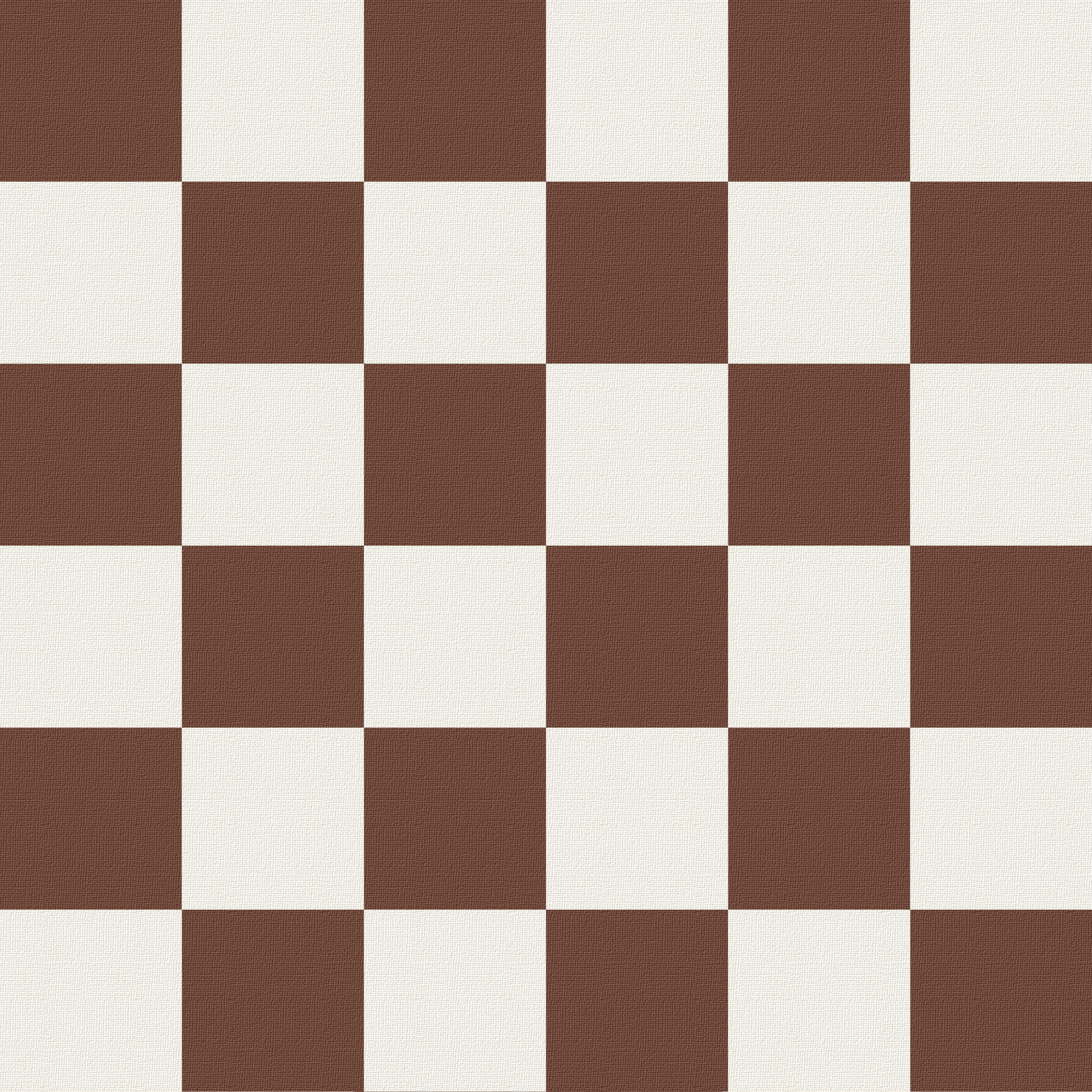 Bark brown check lined drum shade - Miola