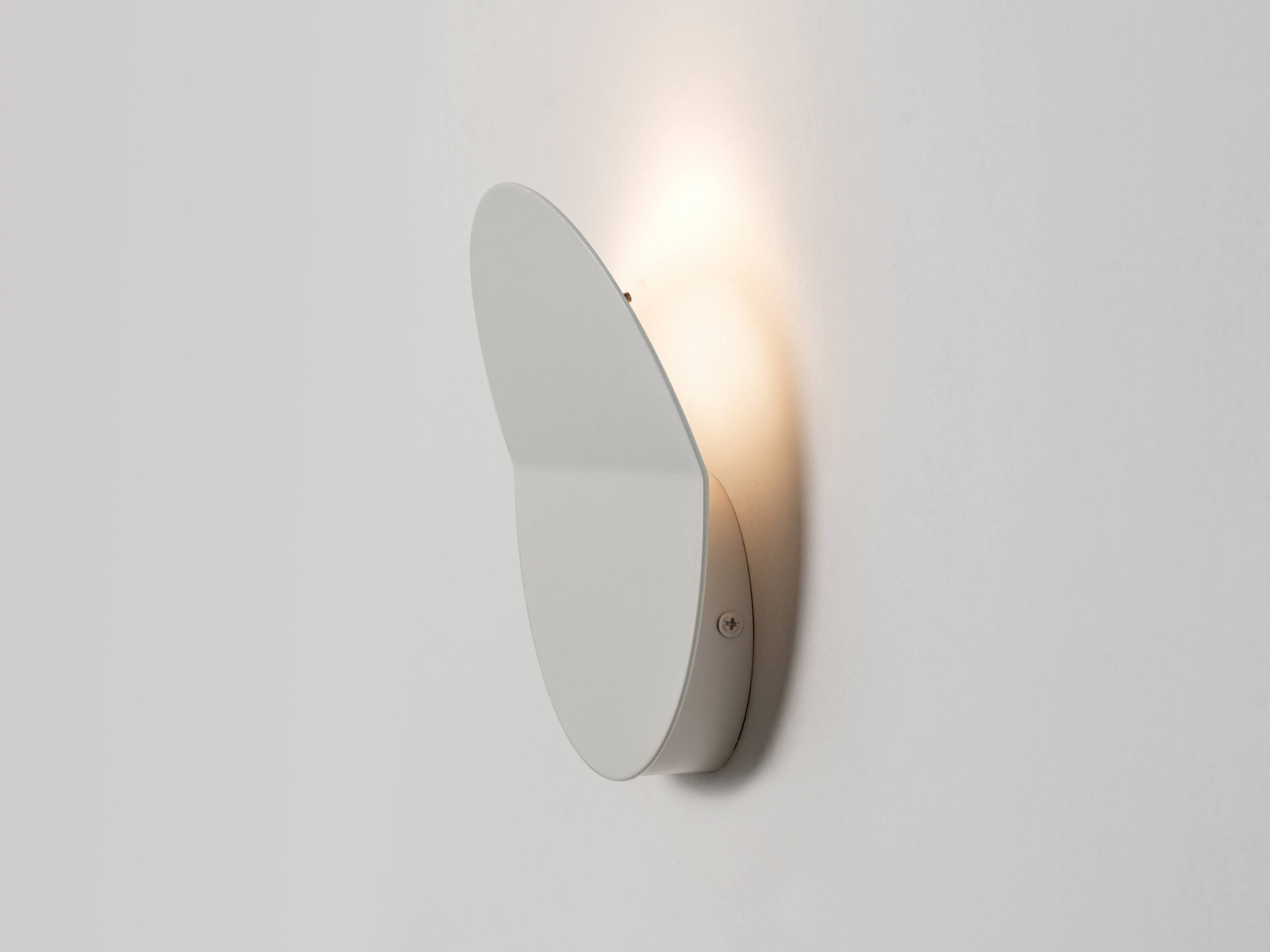 Sand grey diffuser wall light